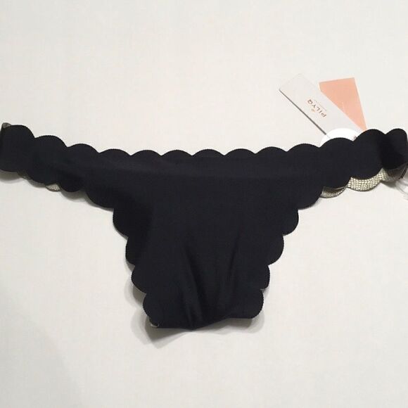 PILYQ metallic snakeskin teeny bikini. NWT - Picture 8 of 8